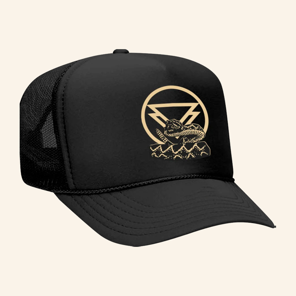 The Ghost Inside Merch 2026 Rattlesnake Trucker Hat Black Present For Band Fans - Petshi