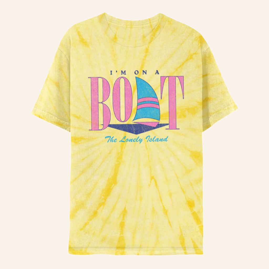 The Lonely Island Merch 2026 I'm On A Boat Tie Dye T-Shirt Present For Friends - Petshi