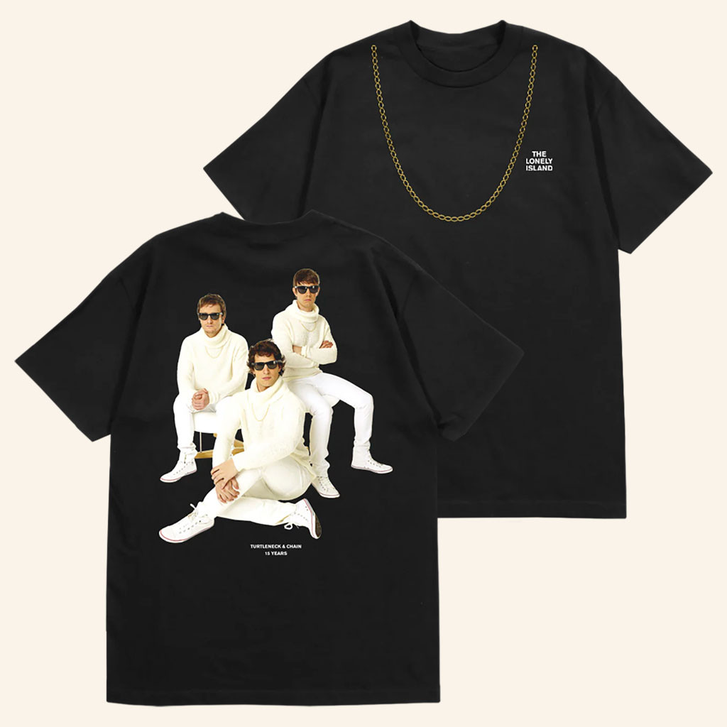 The Lonely Island Merch 2026 Turtleneck And Chain 15th Anniversary T-Shirt Gifts For Fans - Petshi