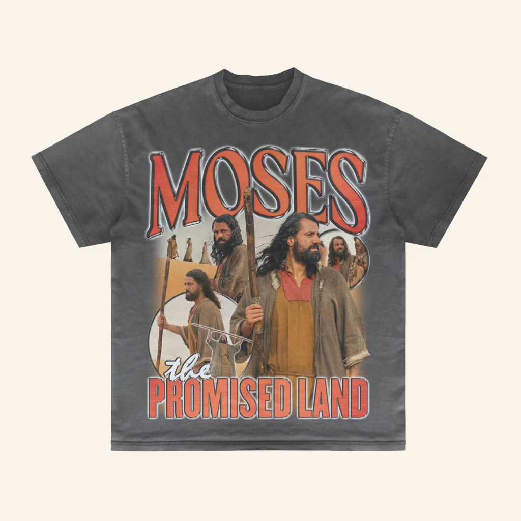 The Promised Land Series Merch 2026 Moses Bootleg Rap T-Shirt Gifts Ideas For Comedy Fans - Petshi