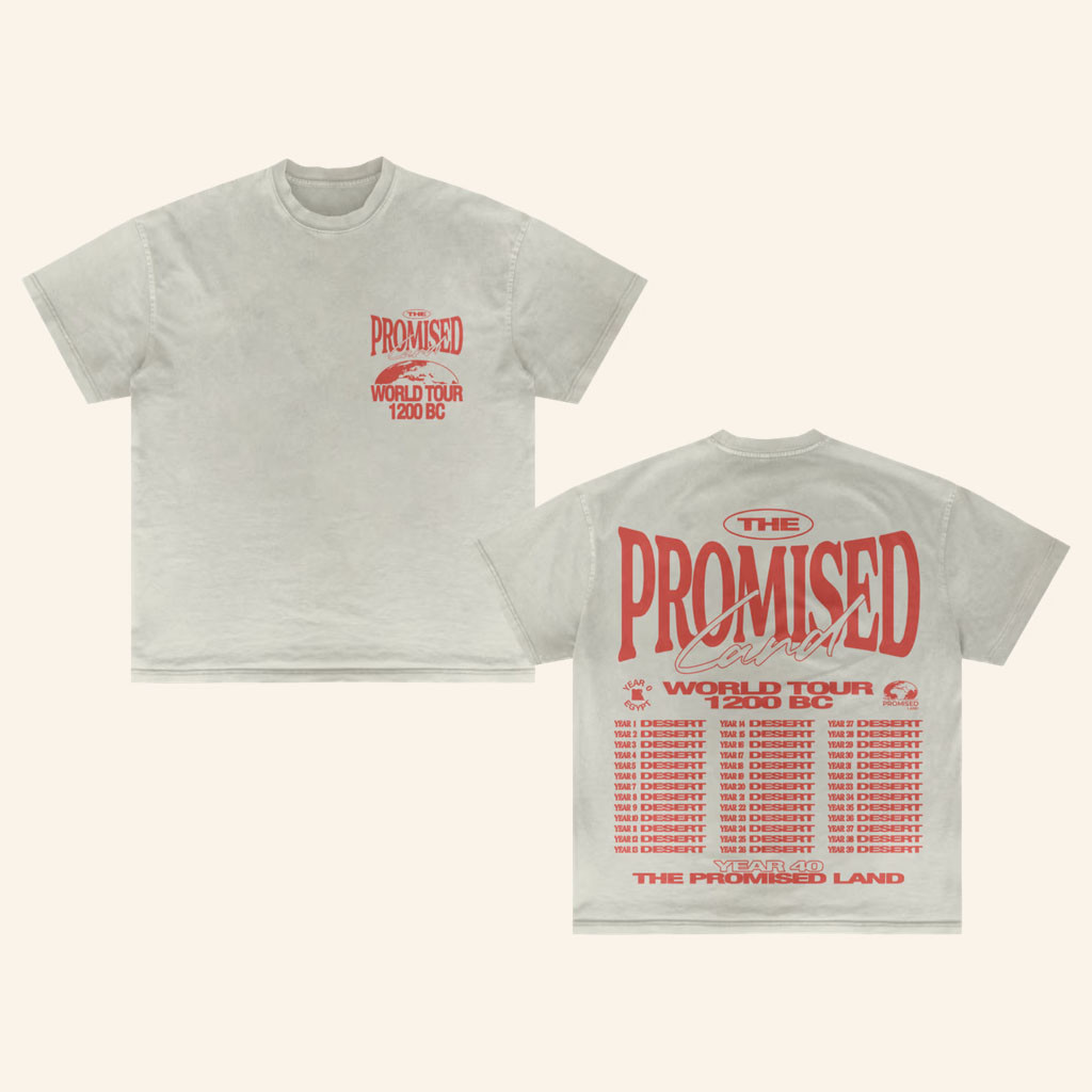 The Promised Land Series Merch 2026 The Promised Land World Tour T-Shirt Christian Gifts - Petshi