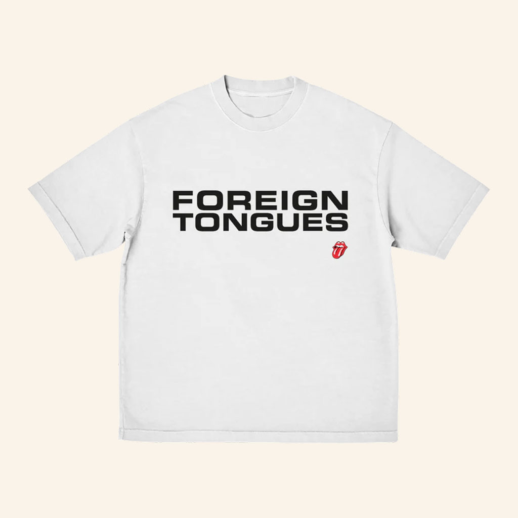 The Rolling Stones Merch 2026 Foreign Tongues T-Shirt Presents For Rock Music Lovers - Petshi