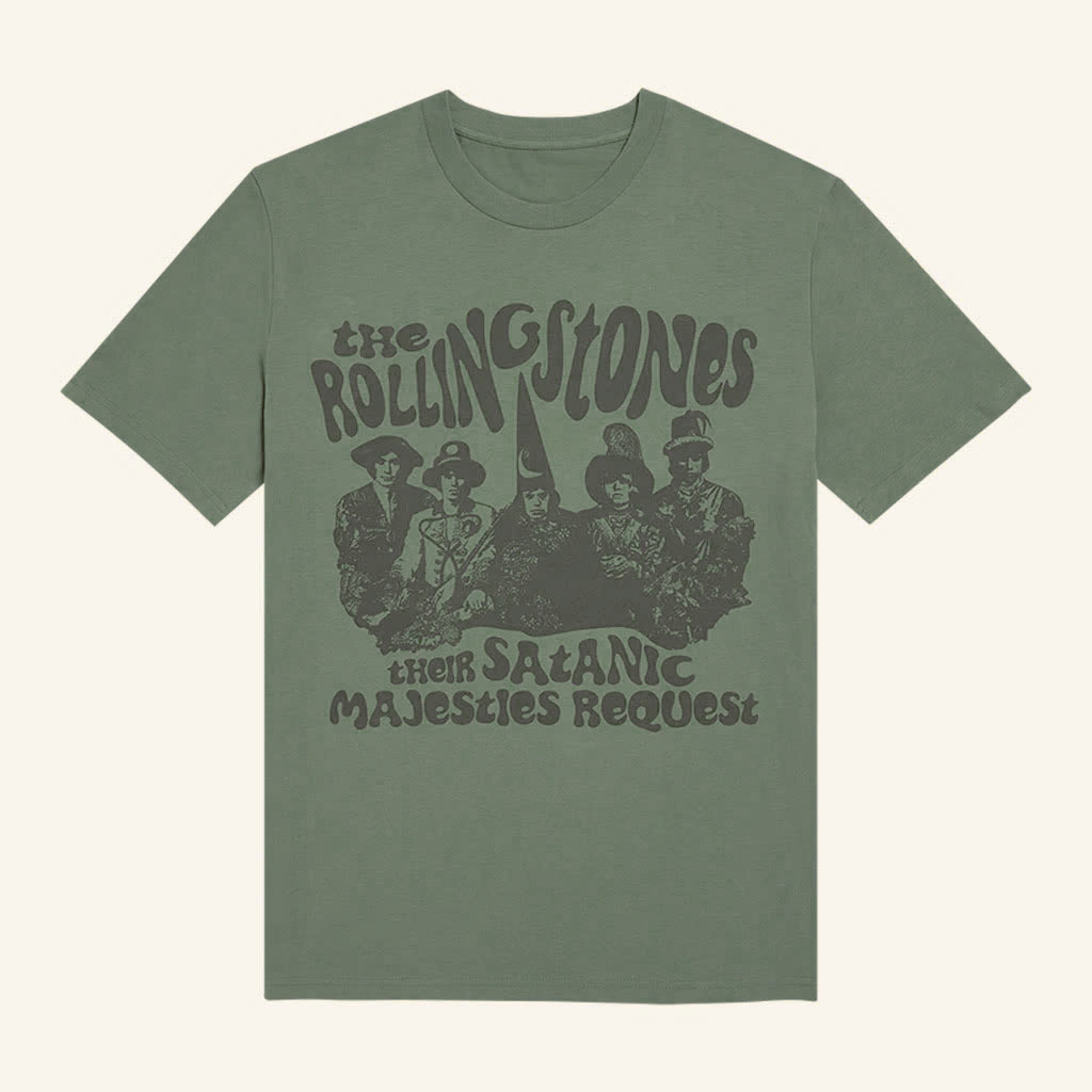 The Rolling Stones Merch 2026 Their Satanic Majesties Request Band T-Shirt Gifts For Fans - Petshi