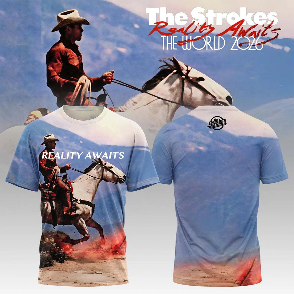 The Strokes Reality Awaits North America Tour 2026 T-Shirt The Strokes Merch Gifts For Rock Fan - Petshi