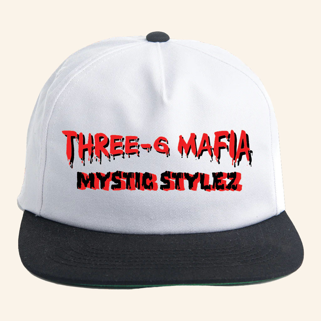 Three Year Boots Merch 2026 Three 6 Mafia Mystic Stylez Snapback Hat Gift For Friends - Petshi