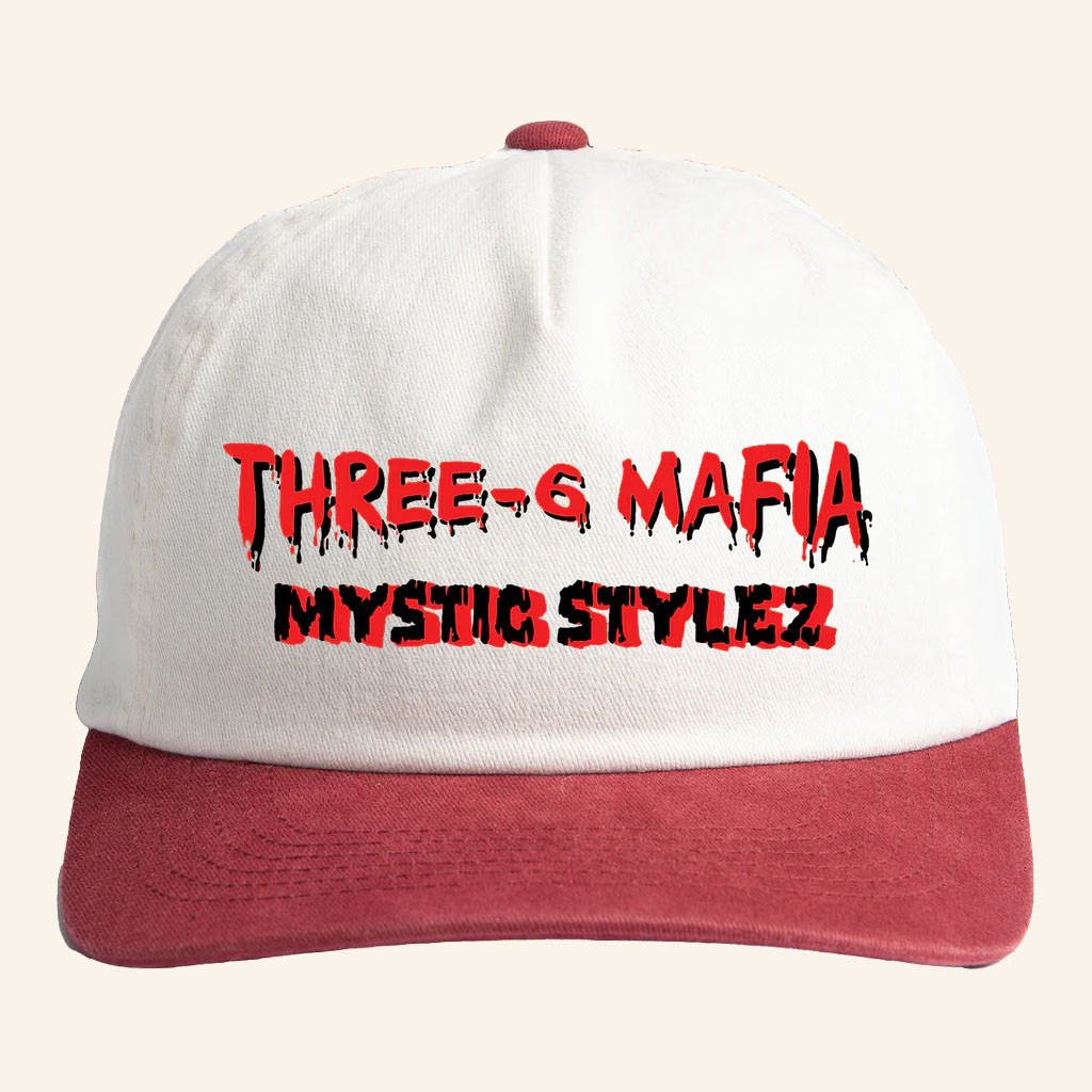 Three Year Boots Merch 2026 Three 6 Mafia Mystic Stylez Snapback Hat Gifts For Dudes - Petshi