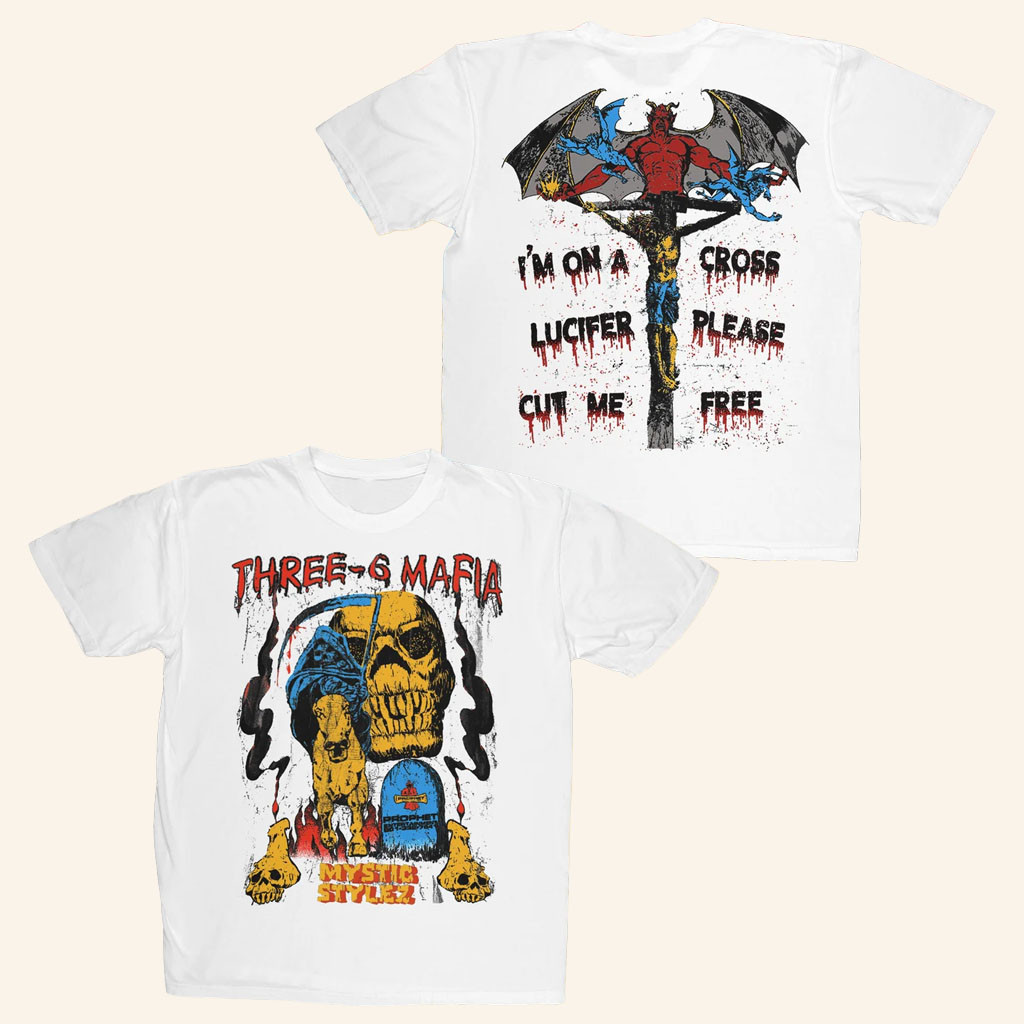 Three Year Boots Merch 2026 Three 6 Mafia Mystic Stylez T-Shirt Gift For Hip Hop Lovers - Petshi