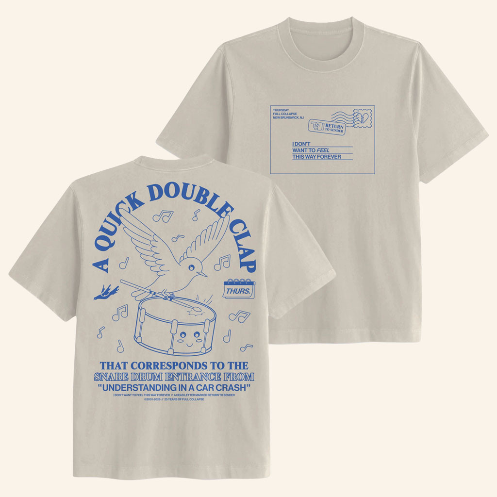 Thursday Merch 2026 Quick Double Clap T-Shirt Gifts For Music Enthusiasts - Petshi
