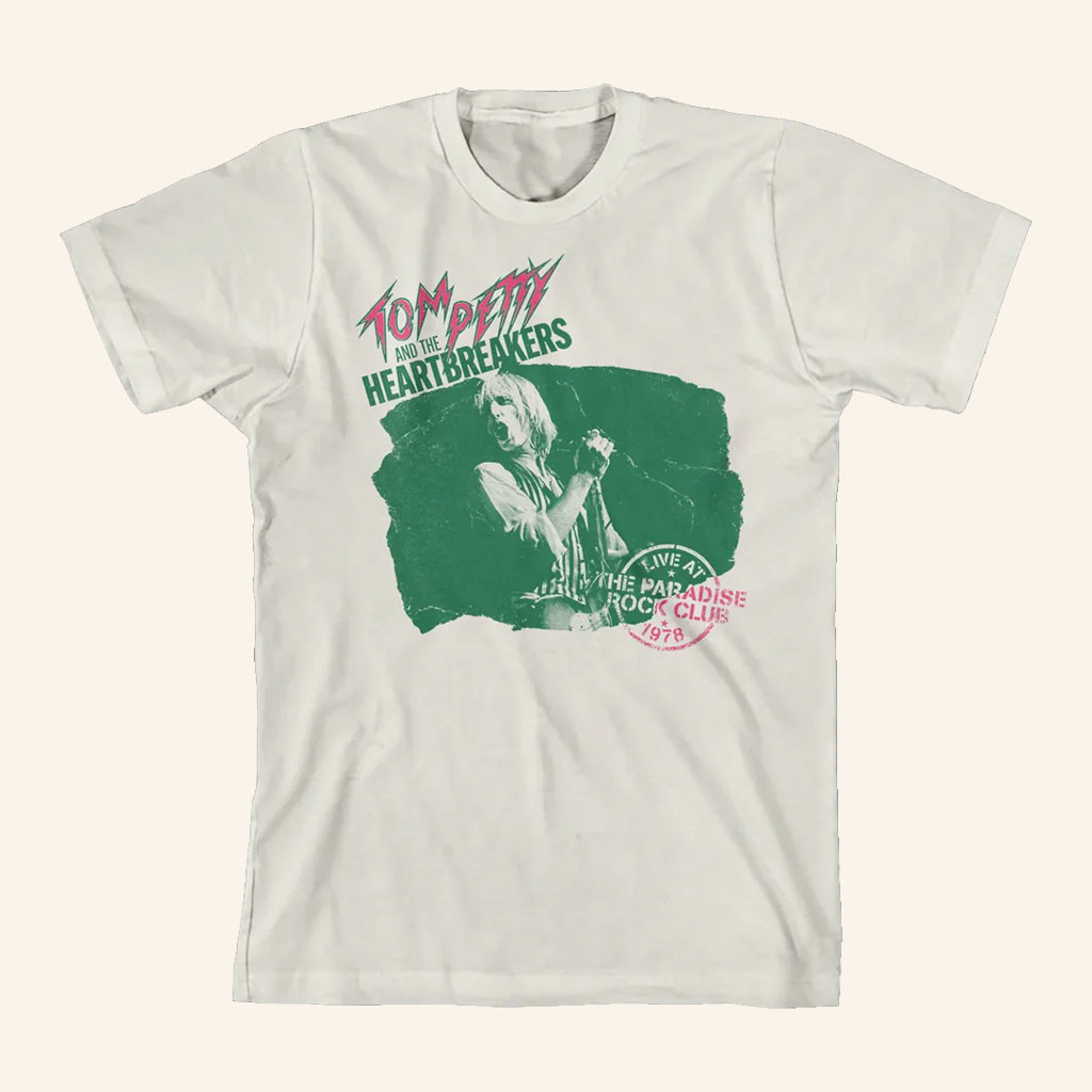 Tom Petty Merch Live At The Paradise Rock Club 1978 Vintage T-Shirt Gifts For Music Lovers - Petshi