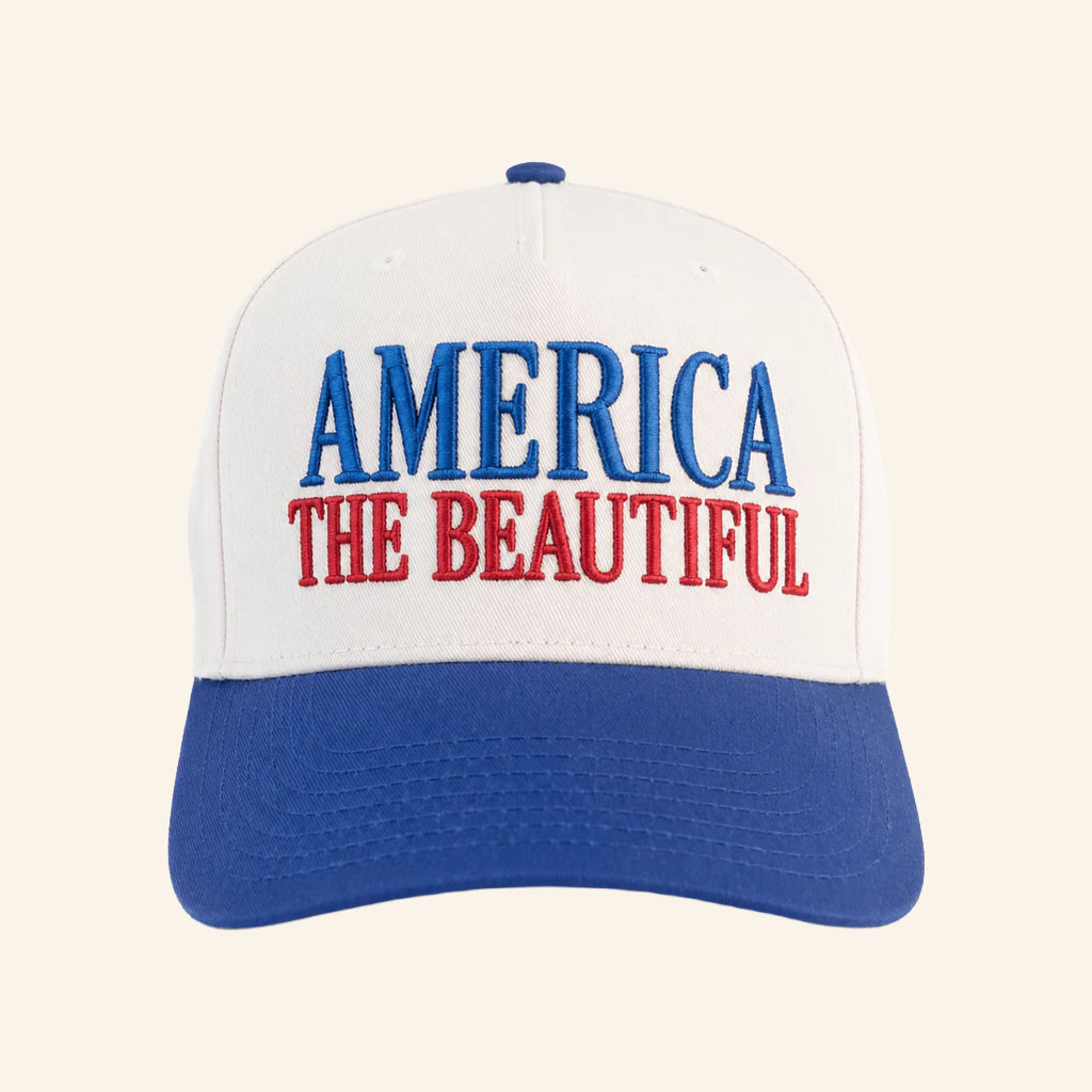 TPUSA Merch 2026 America The Beautiful Hat Embroidered USA 250th Anniversary Cap Patriotic Gift - Petshi