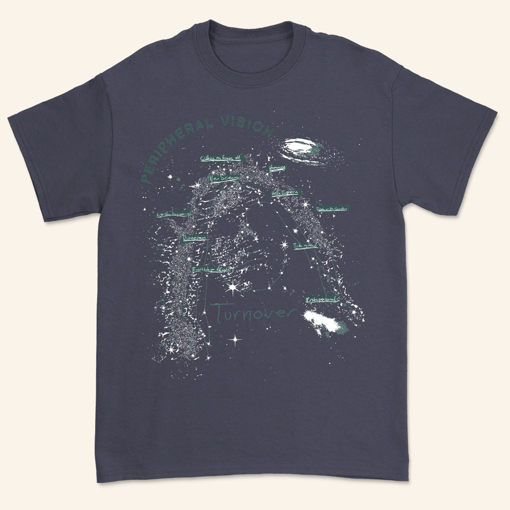 Turnover Merch 2026 Constellation T-Shirt Peripheral Vision Shirt Rock Band Fan Gifts - Petshi