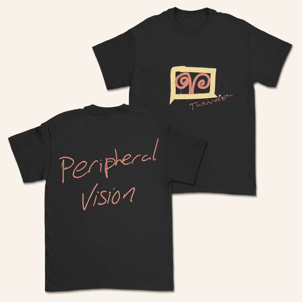 Turnover Merch 2026 Scribble T-Shirt Peripheral Vision Shirt Gifts For Band Fans - Petshi