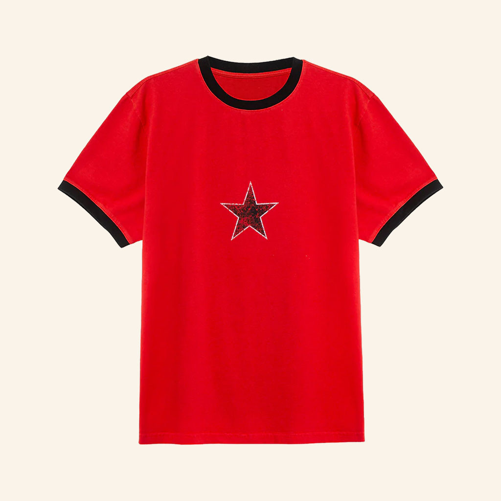 Twojeys Merch 2026 Single Star Two Tone T-Shirt Red TwoJeys Shirt Gifts For Sisters - Petshi