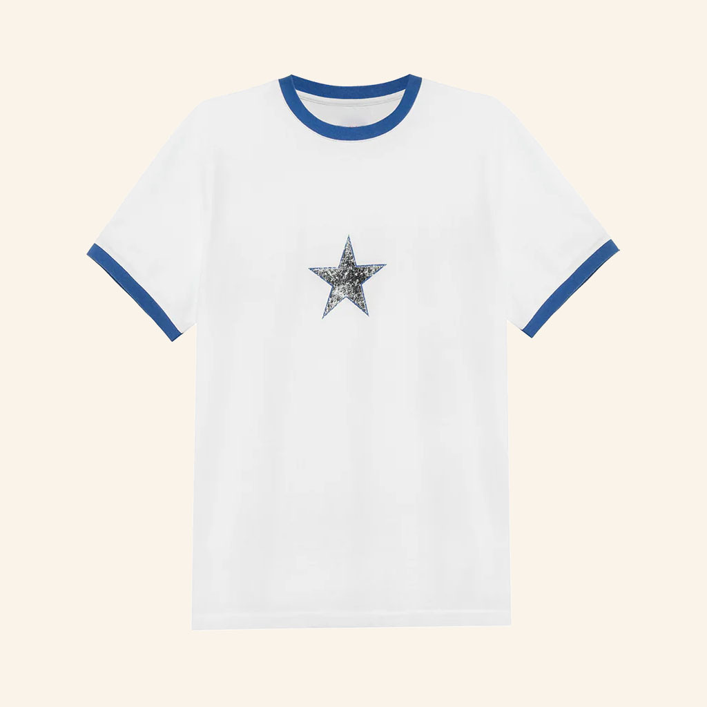 Twojeys Merch 2026 Single Star Two Tone T-Shirt White TwoJeys Shirt Gifts For Mom - Petshi
