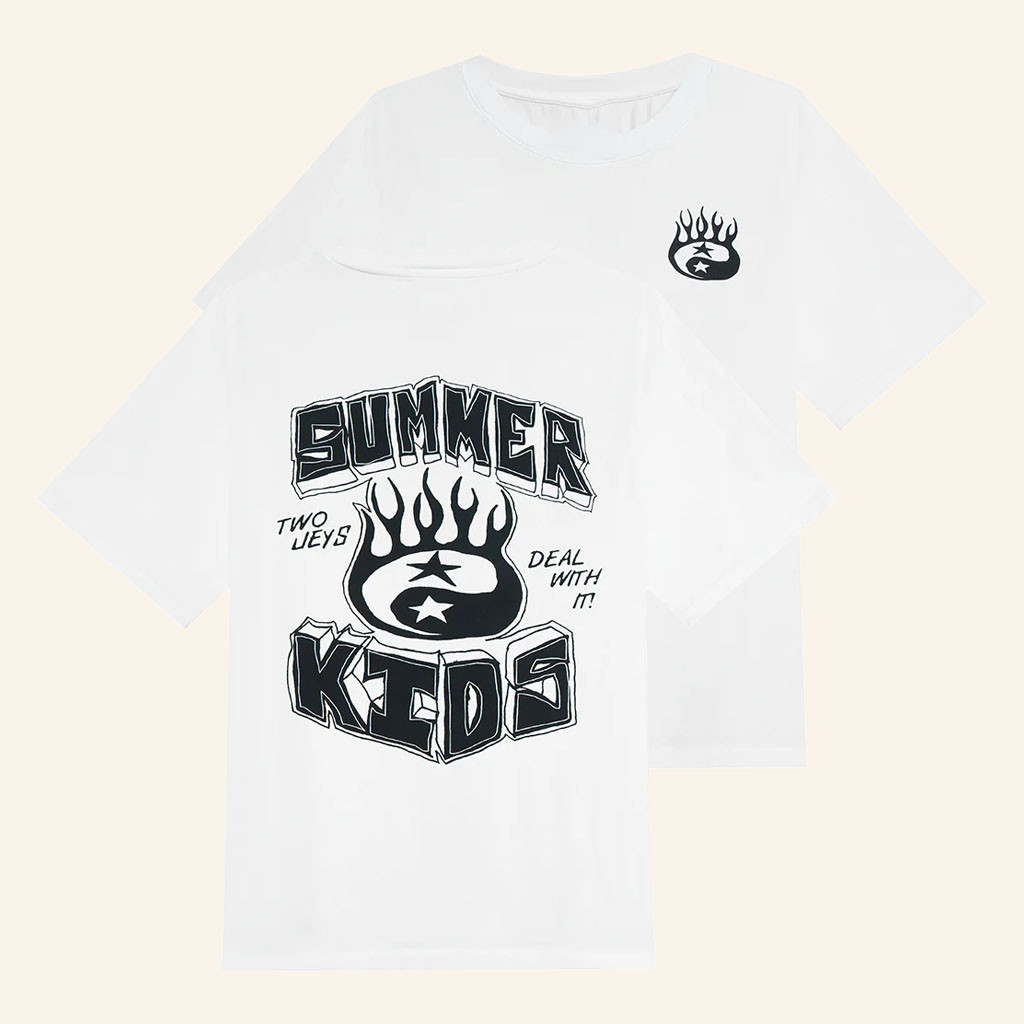 Twojeys Merch 2026 Summer Kids White T-Shirt TwoJeys Shirt Best Gifts For Friends - Petshi