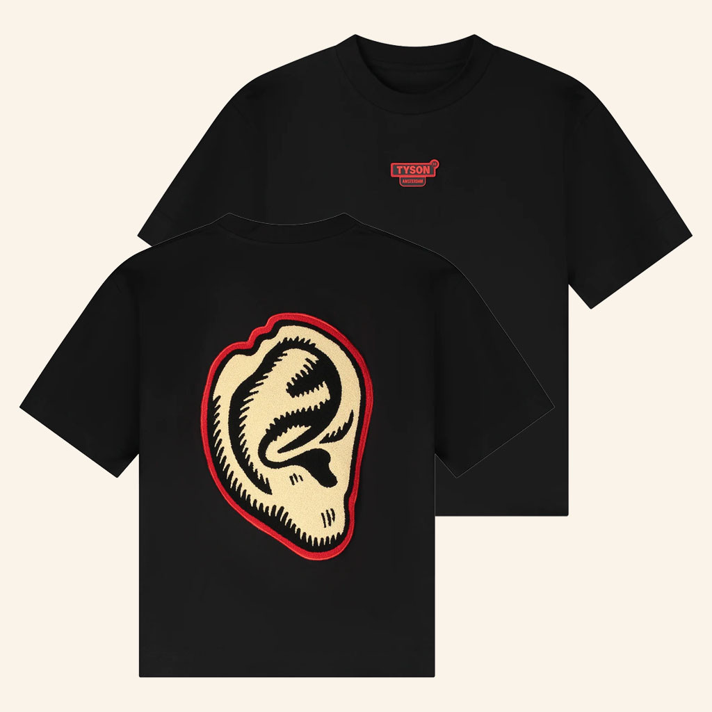 Tyson 20 March 2026 Mike Tyson's Ear T-Shirt Black Mike Tyson Shirt Gifts For Husband - Petshi