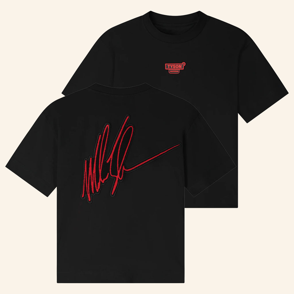 Tyson 20 March 2026 Mike Tyson's Signature T-Shirt Mike Tyson Shirt Gifts For Friends - Petshi