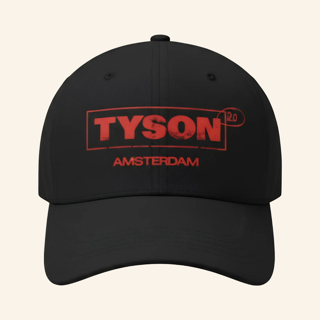 Tyson 20 Merch 2026 Logo Hat Black Tyson 20 Amsterdam Cap Gifts For Brothers - Petshi
