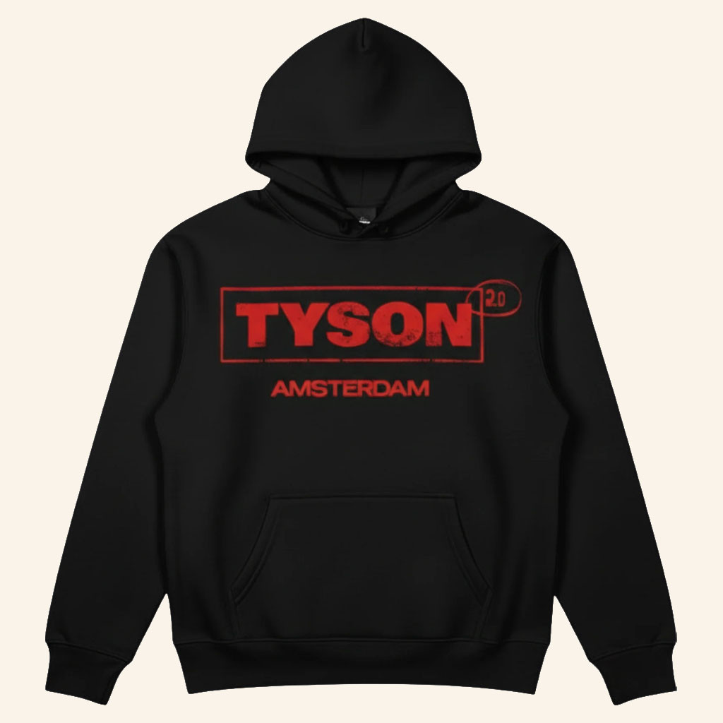 Tyson 20 Merch 2026 Logo Hoodie Black Tyson 20 Amsterdam Hoodie Gifts For Him Her - Petshi