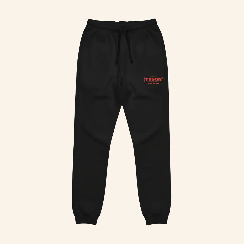 Tyson 20 Merch 2026 Tyson 20 Amsterdam Sweatpants Black Gifts Ideas For Brothers - Petshi