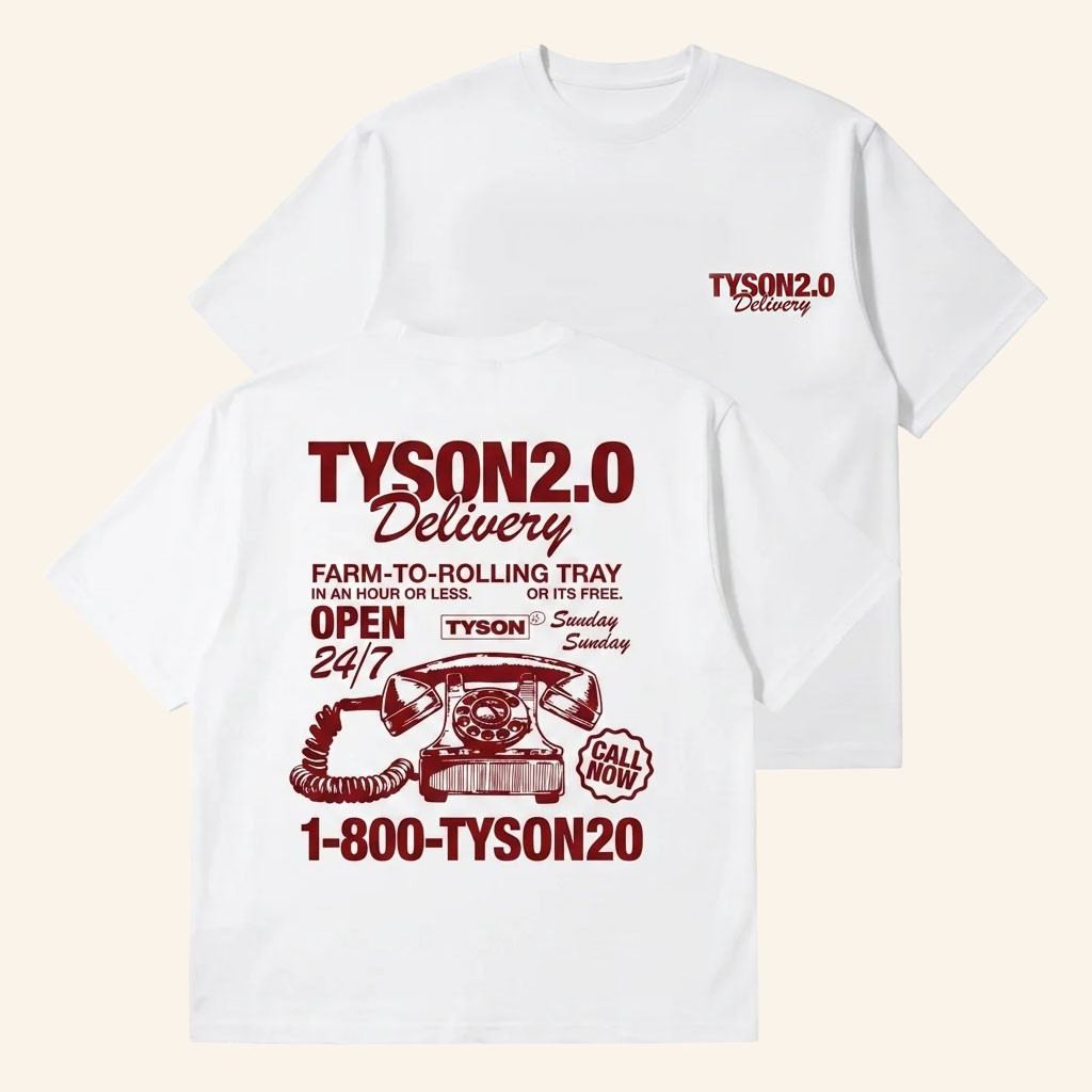 Tyson 20 Merch 2026 Tyson 20 Delivery T-Shirt Mike Tyson Merch Gifts Ideas For Friends - Petshi