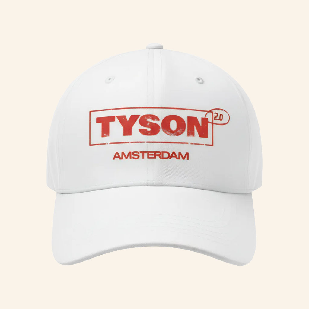 Tyson 20 Merch 2026 Tyson Amsterdam Hat White Mike Tyson Merch Gifts For Brothers - Petshi