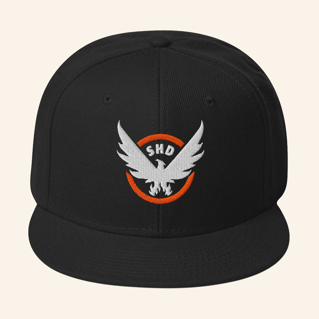 Ubisoft Gear Merch 2026 The Division Hat SHD Phoenix Crest Embroidered Snapback Hat Best Gifts - Petshi
