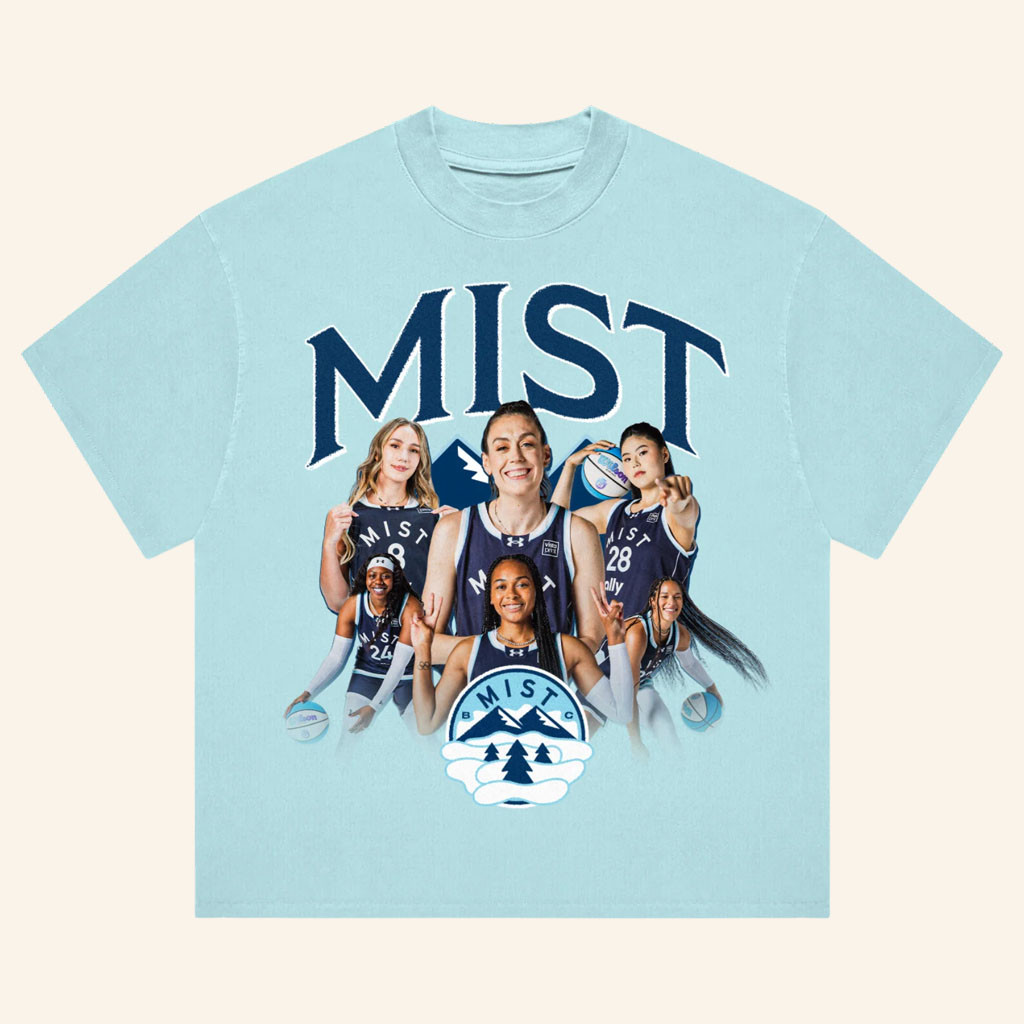 Unrivaled Merch 2026 Mist Basketball Club Player T-Shirt Gifts For Basketball Fan - Petshi