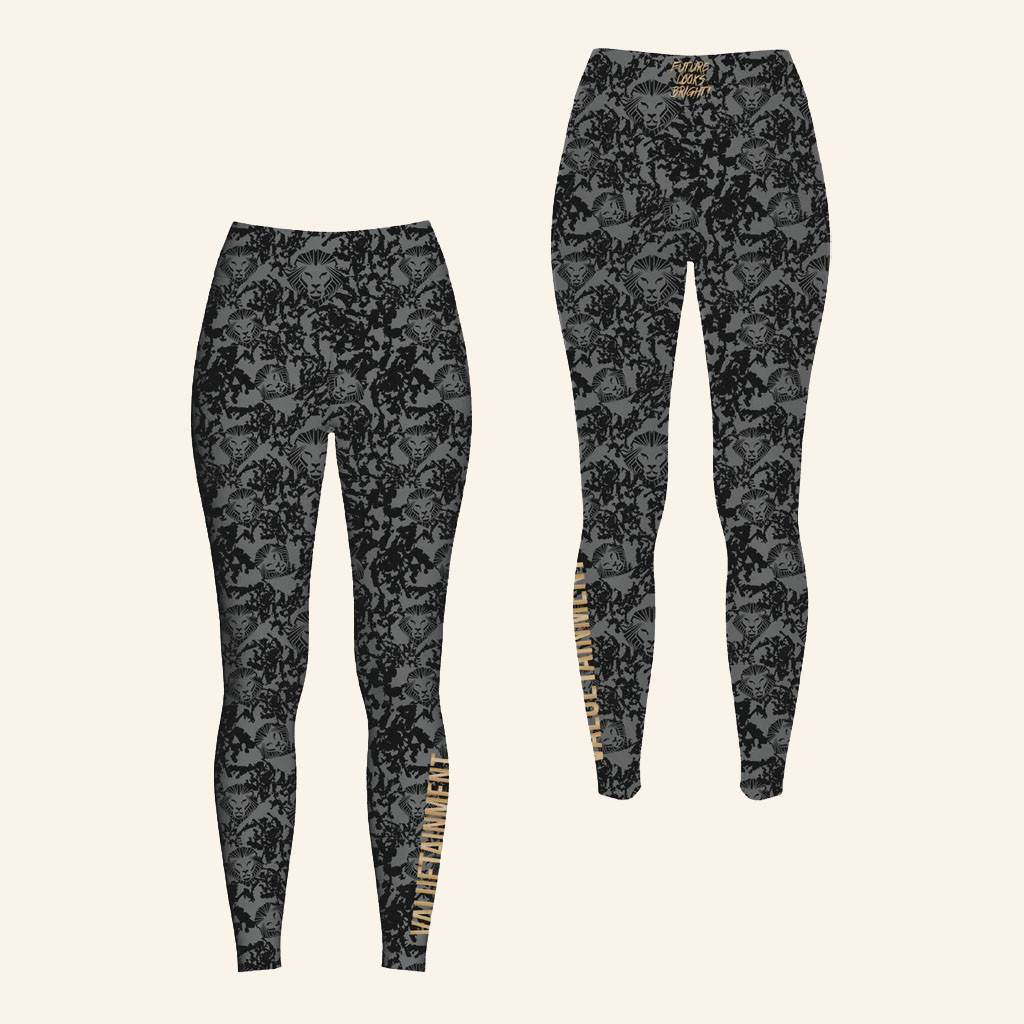 Valuetainment Merch 2026 Future Looks Bright Pattern Leggings Best Gifts For Women - Petshi