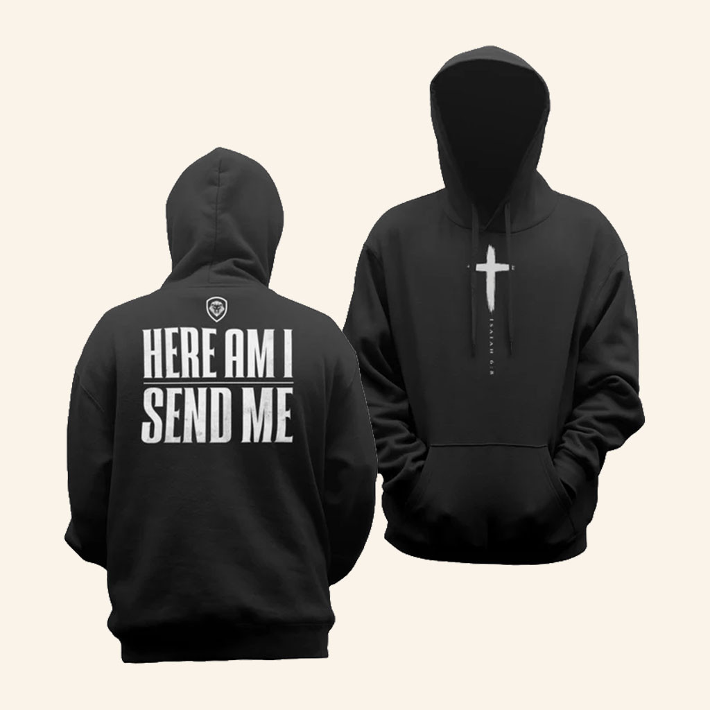 Valuetainment Merch 2026 Here Am I Send Me Hoodie Best Gifts For Christian - Petshi