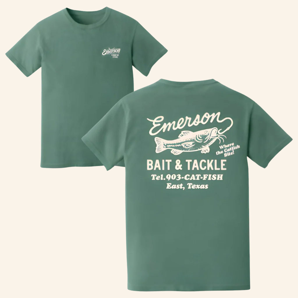 Vincent Neil Emerson Merch 2026 Emerson Bait And Tackle T-Shirt Present For Music Lover - Petshi