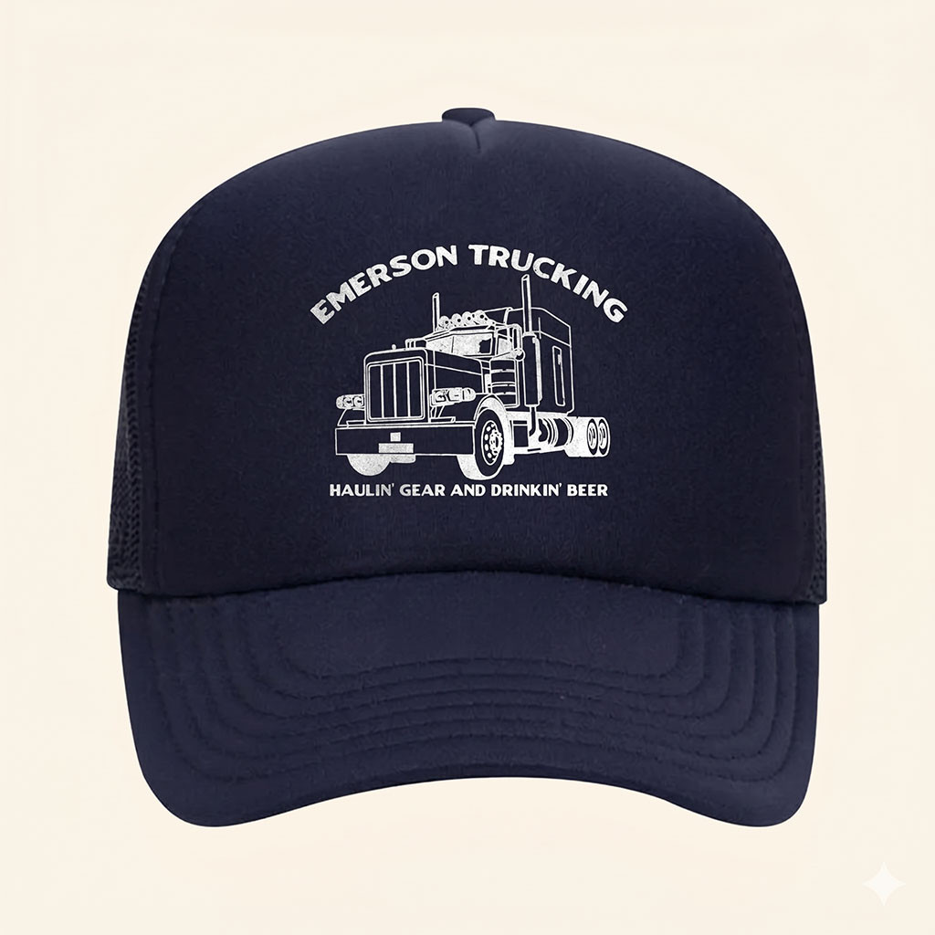 Vincent Neil Emerson Merch 2026 Emerson Trucking Trucker Cap Best Father's Day Gifts - Petshi