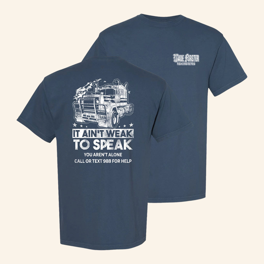 Wade Forster Merch 2026 It Ain't Weak To Speak T-Shirt Gifts For Country Music Fans - Petshi