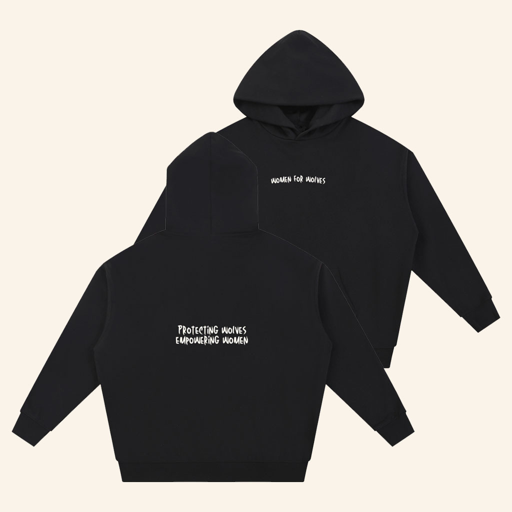 Women For Wolves Merch 2026 Protecting Wolves Empowering Women Hoodie WFW Hoodie Her Gifts - Petshi