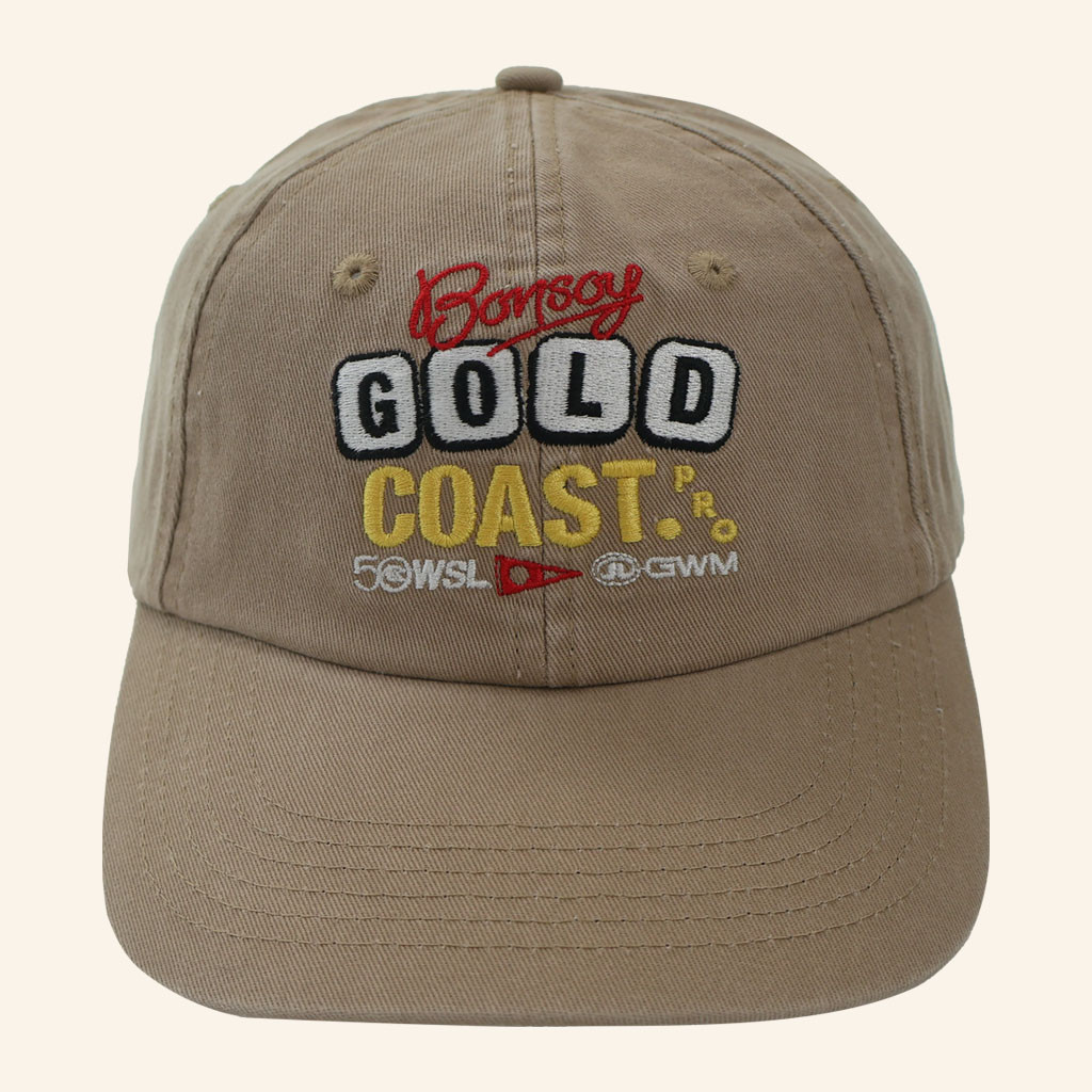 WSL Merch 2026 Bonsoy Gold Coast Pro Hat Embroidered Gifts For Surf Lovers - Petshi