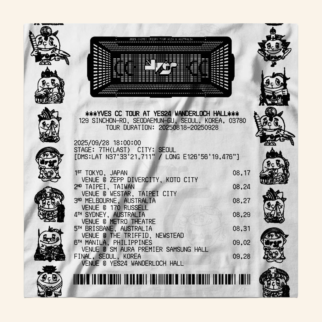 Yves Merch 2026 CCTour In Seoul Bandana Yves Tour Merch Gifts For Music Lovers - Petshi