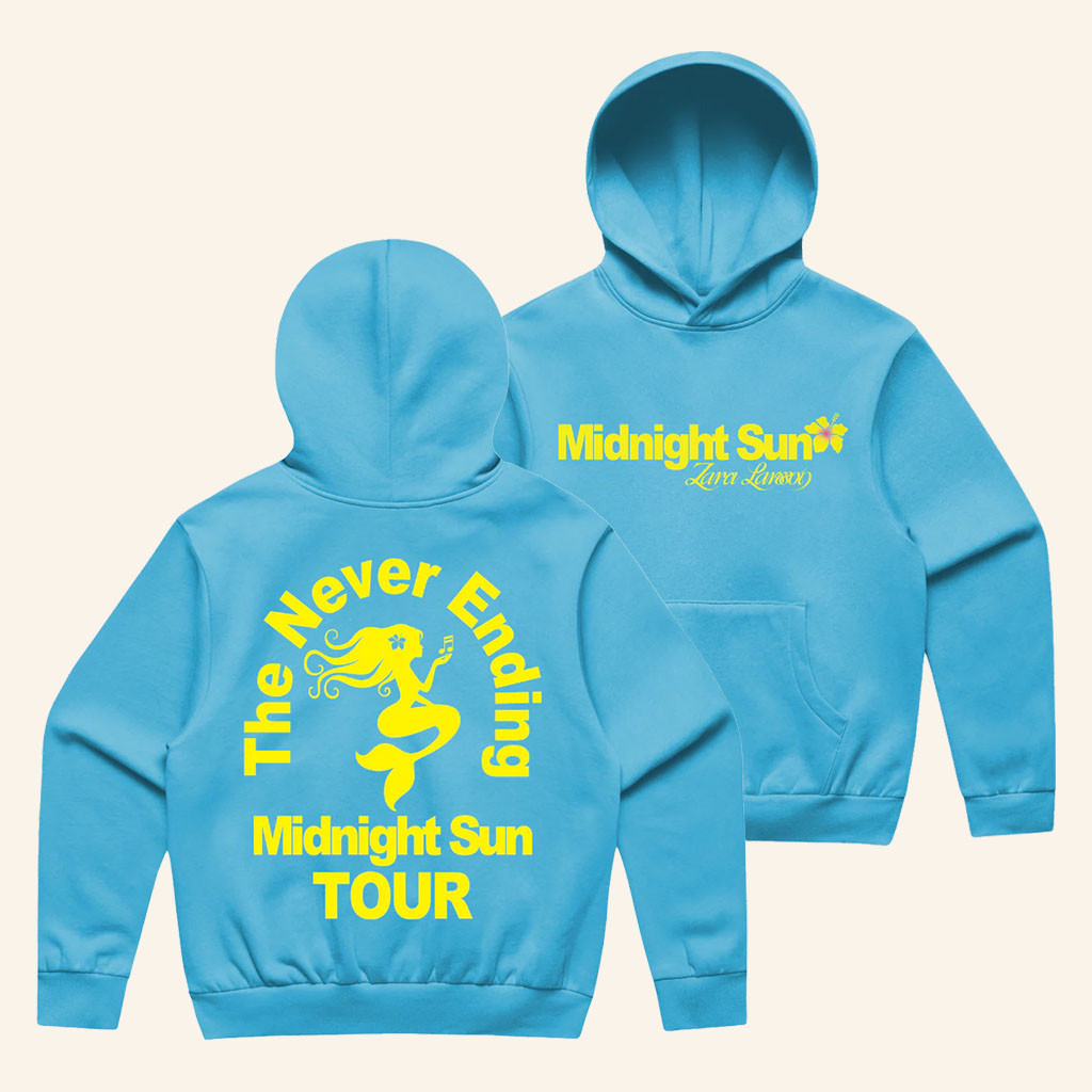 Zara Larsson Merch 2026 The Never Ending Hoodie Midnight Sun Tour Hoodie Music Fan Gifts - Petshi