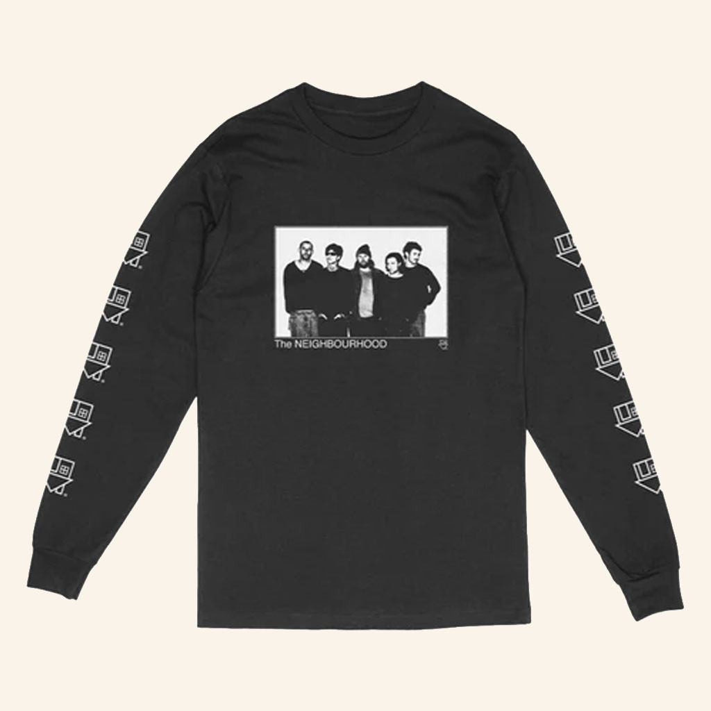 Ziggo Dome Merch 2026 The Neighbourhood Standing Photo Long Sleeve Shirt Gifts For Fans - Petshi